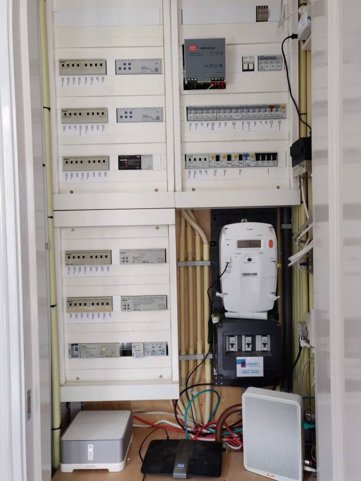 Meterkast met KNX-domotica