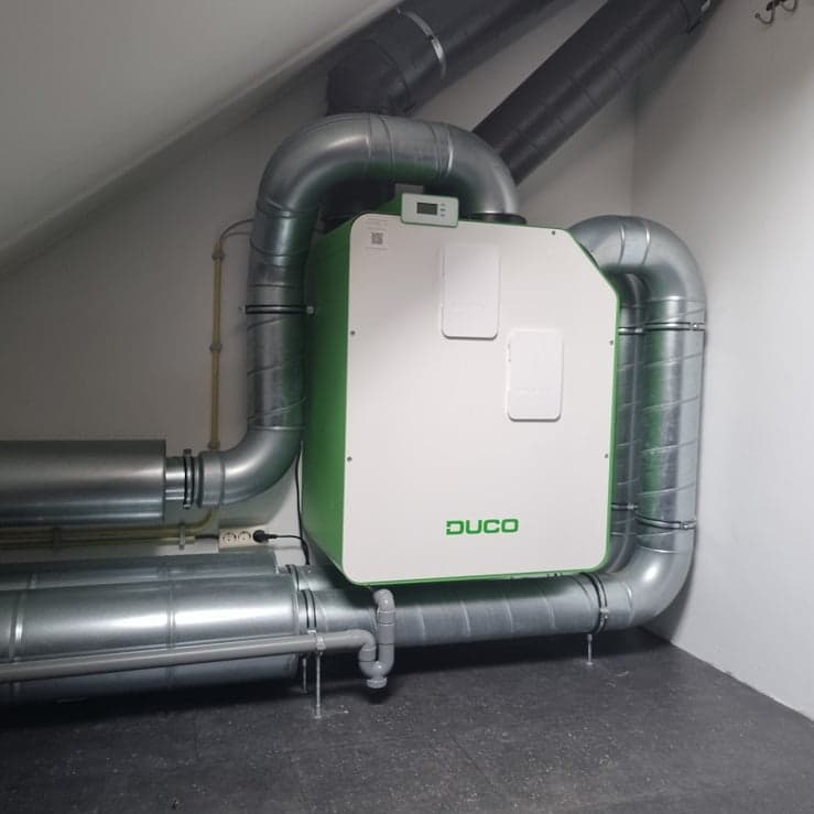 Duco warmteterugwininstallatie